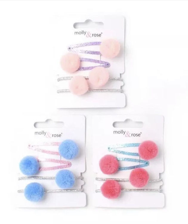Picture of 8207 / 2075 POM POM SLEEPIES AND ELASTICS SET